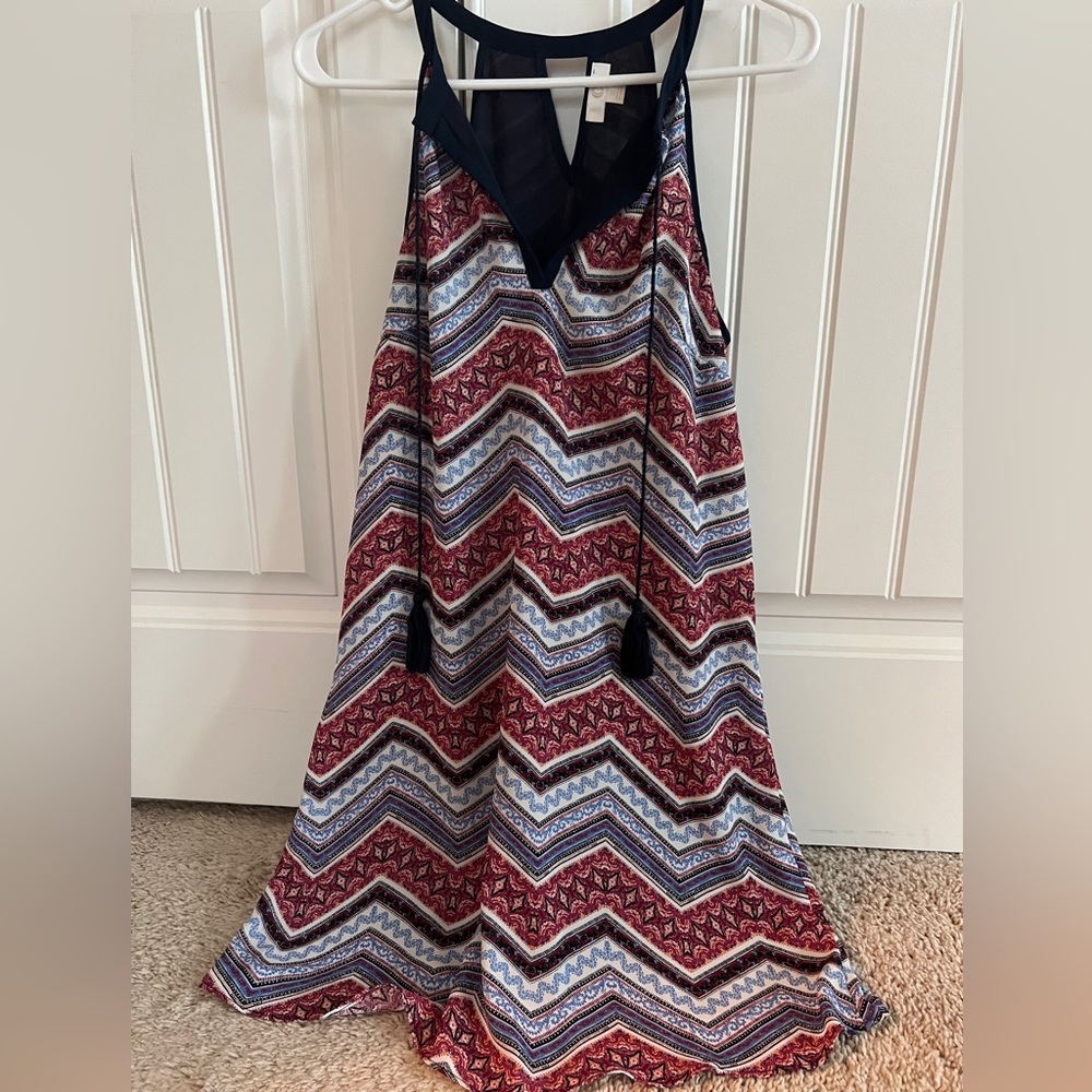 Woman’s Small Multicolored Mid Length Boho Dress